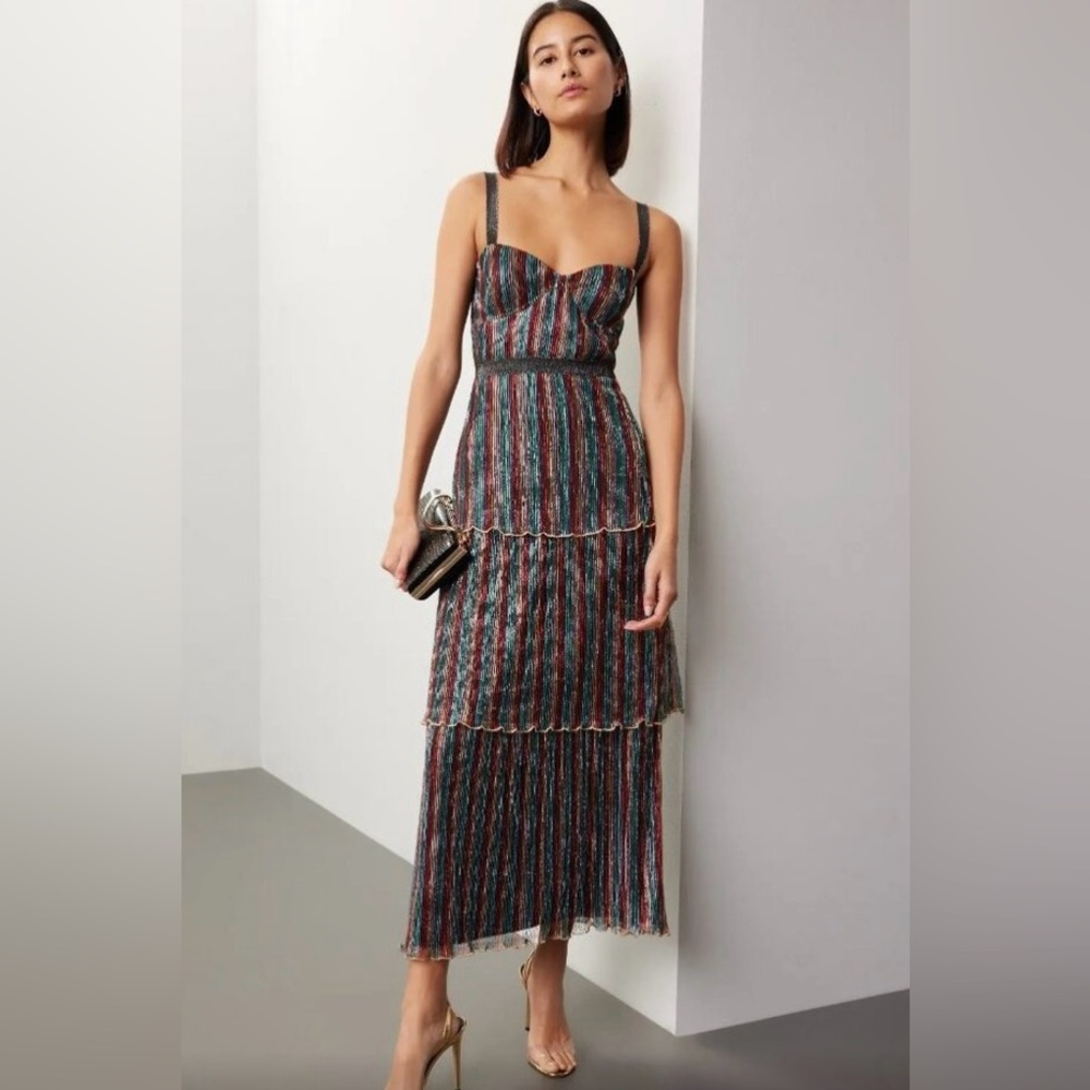 SAYLOR Aviva Dress. Gorgeous Rainbow color. Never worn. Size M
